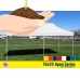 10x20 Apex Series 3 Commercial Pop Up Canopy with Emerald Green 600D top and Aluminum Frame   
